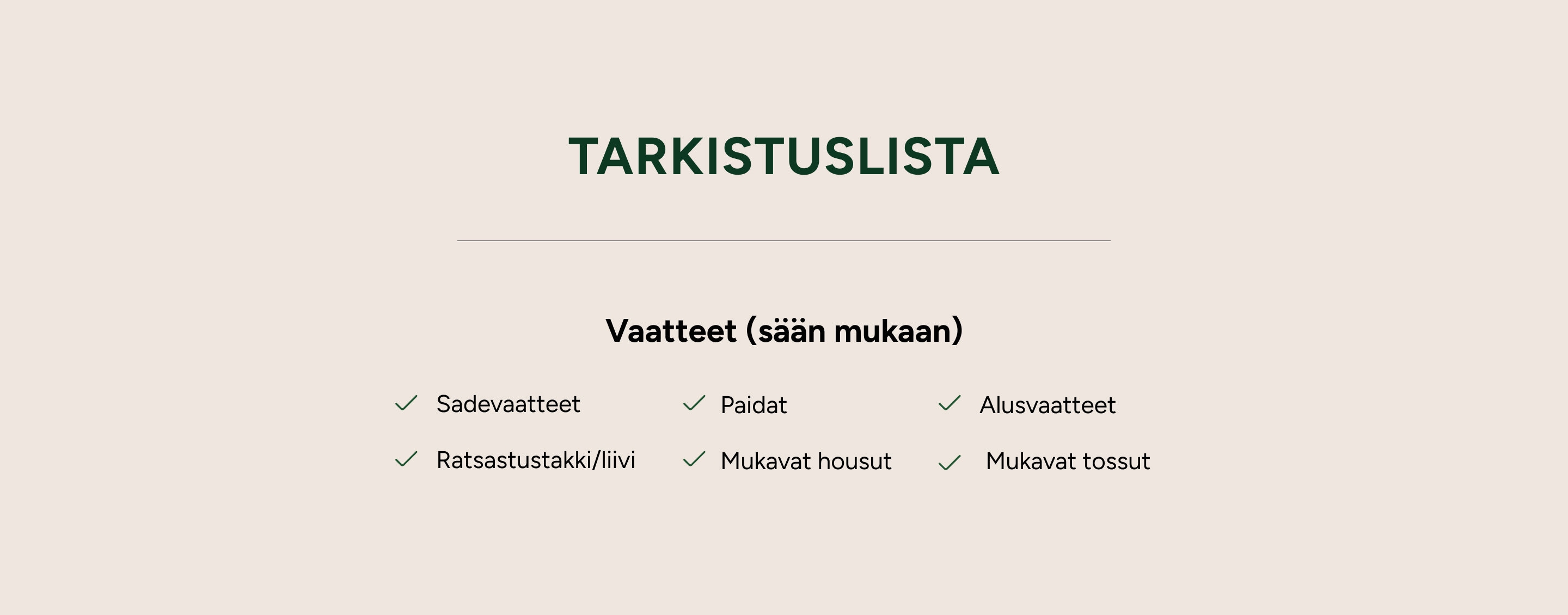 checklist