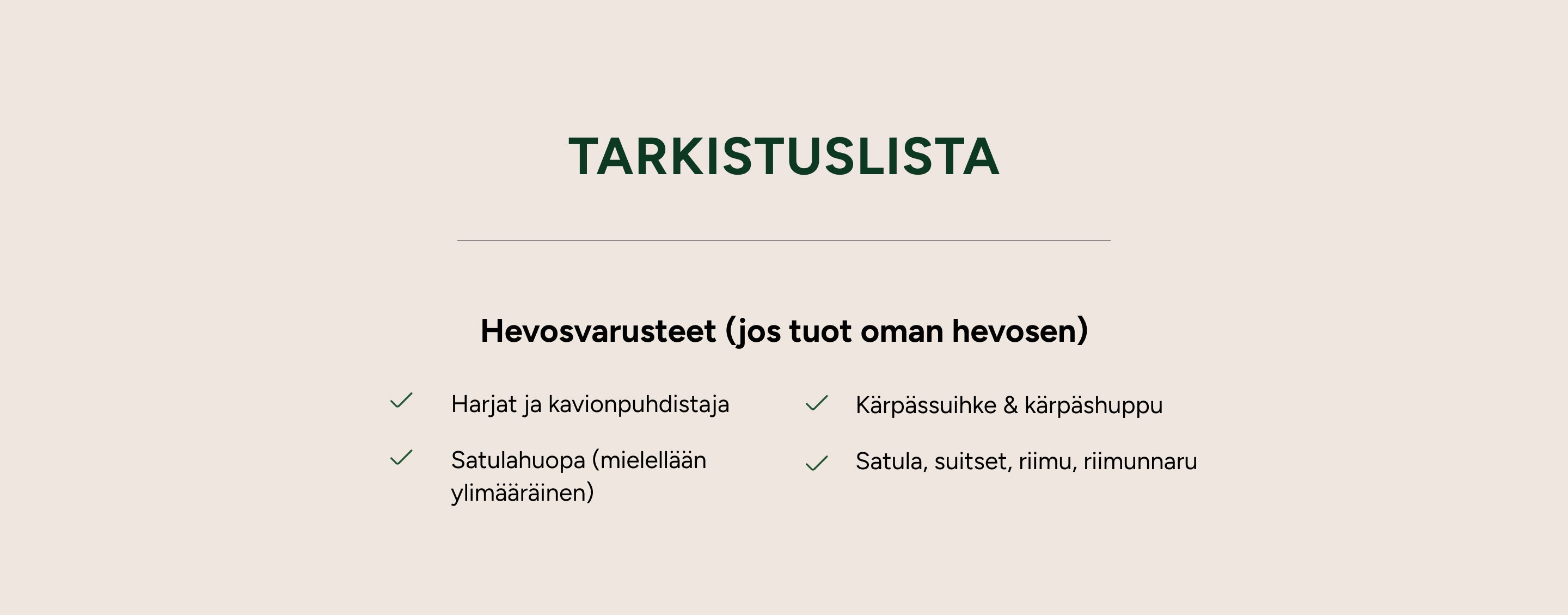 checklist