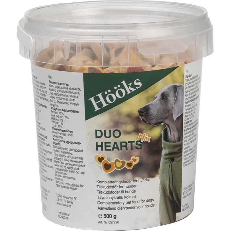 Koiranherkku Duo Heart Mix Hööks