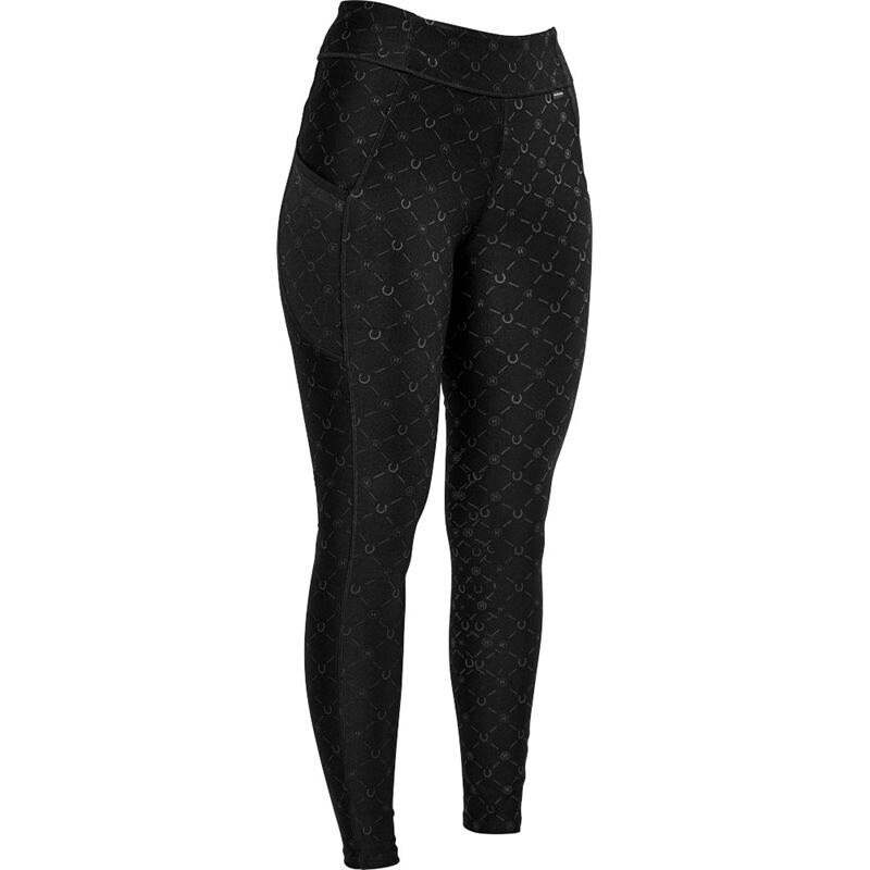 Ratsastuslegginsit Roslyn Compression JH Collection® Musta