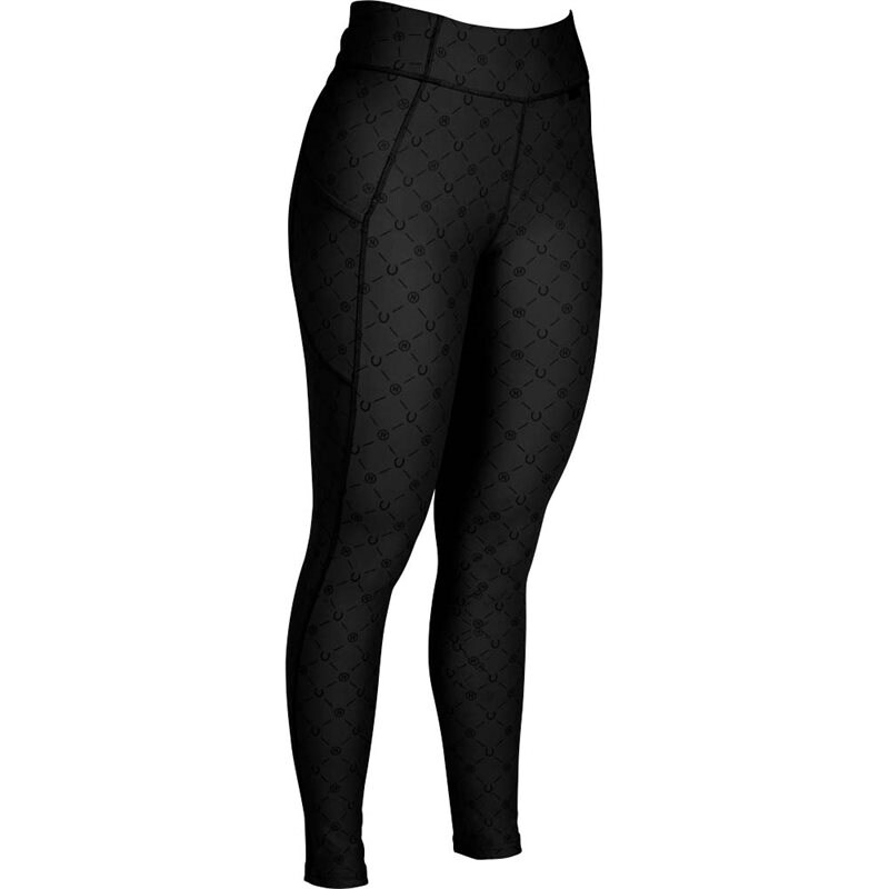 Ratsastuslegginsit Roslyn Compression JH Collection® Musta