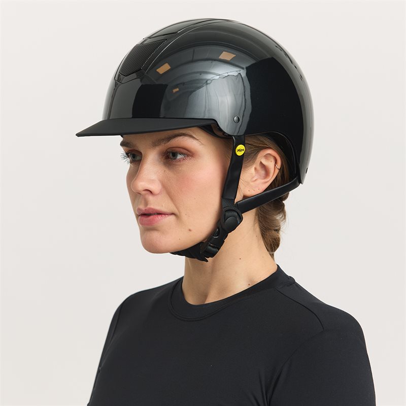 Ratsastuskypärä EN1384:2023 Advantage HiGloss MIPS CRW® Musta