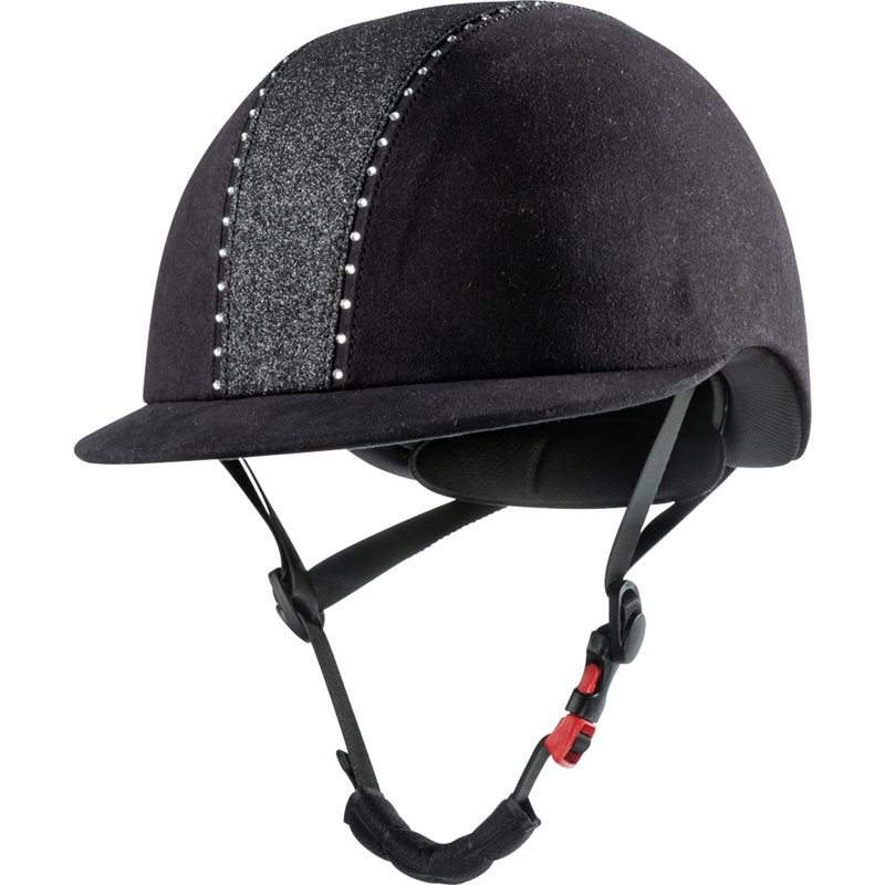 Ratsastuskypärä VG1 Crystal Line CRW® Musta