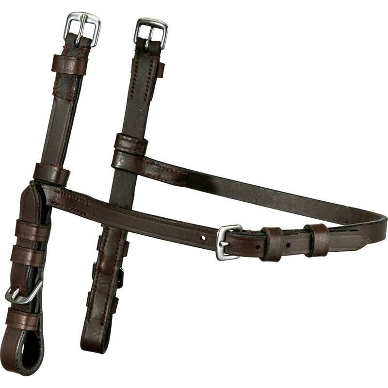 Poskiremmit Hackamore Fairfield® Tummanruskea