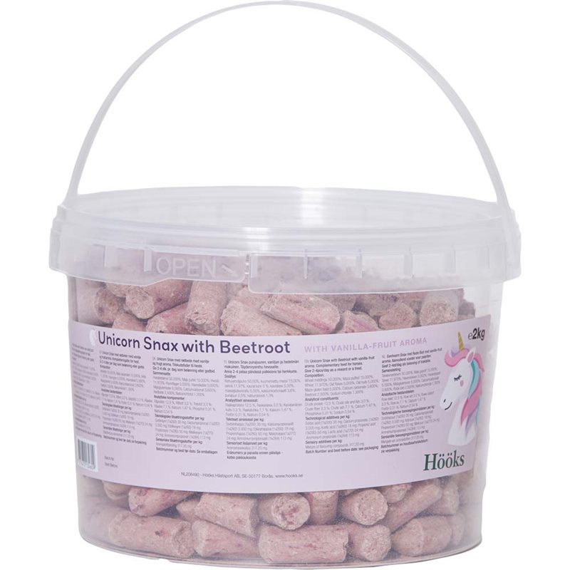 Hevosnamut UnicornSnax Hööks Roosa