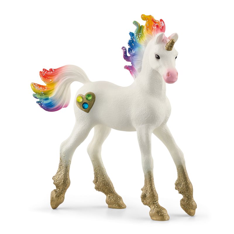 Lelu Rainbow Love Unicorn Foal Schleich