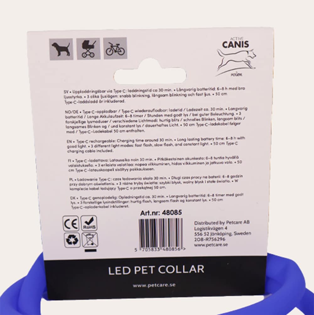 Panta  LED Pet Collar Active Canis
