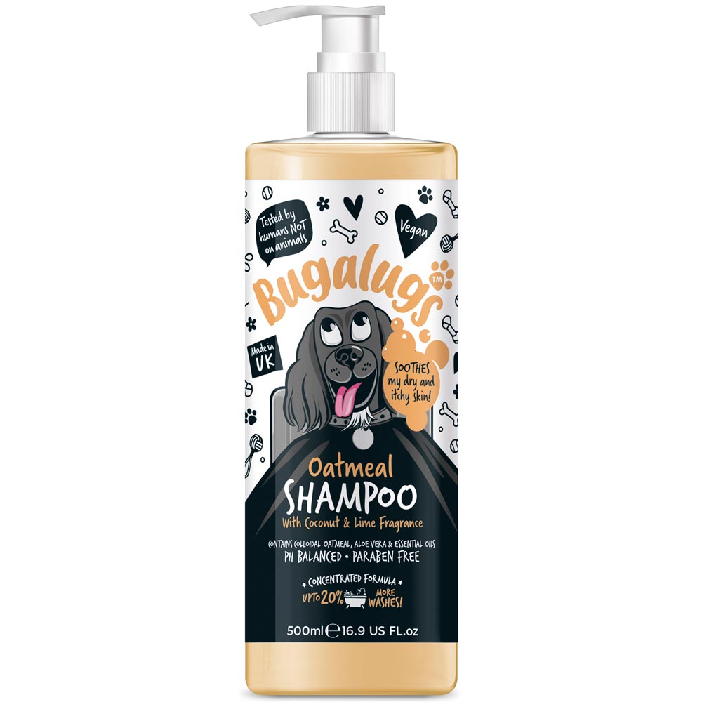 Koiranshampoo  Oatmeal & Aloe 500ml Bugalugs