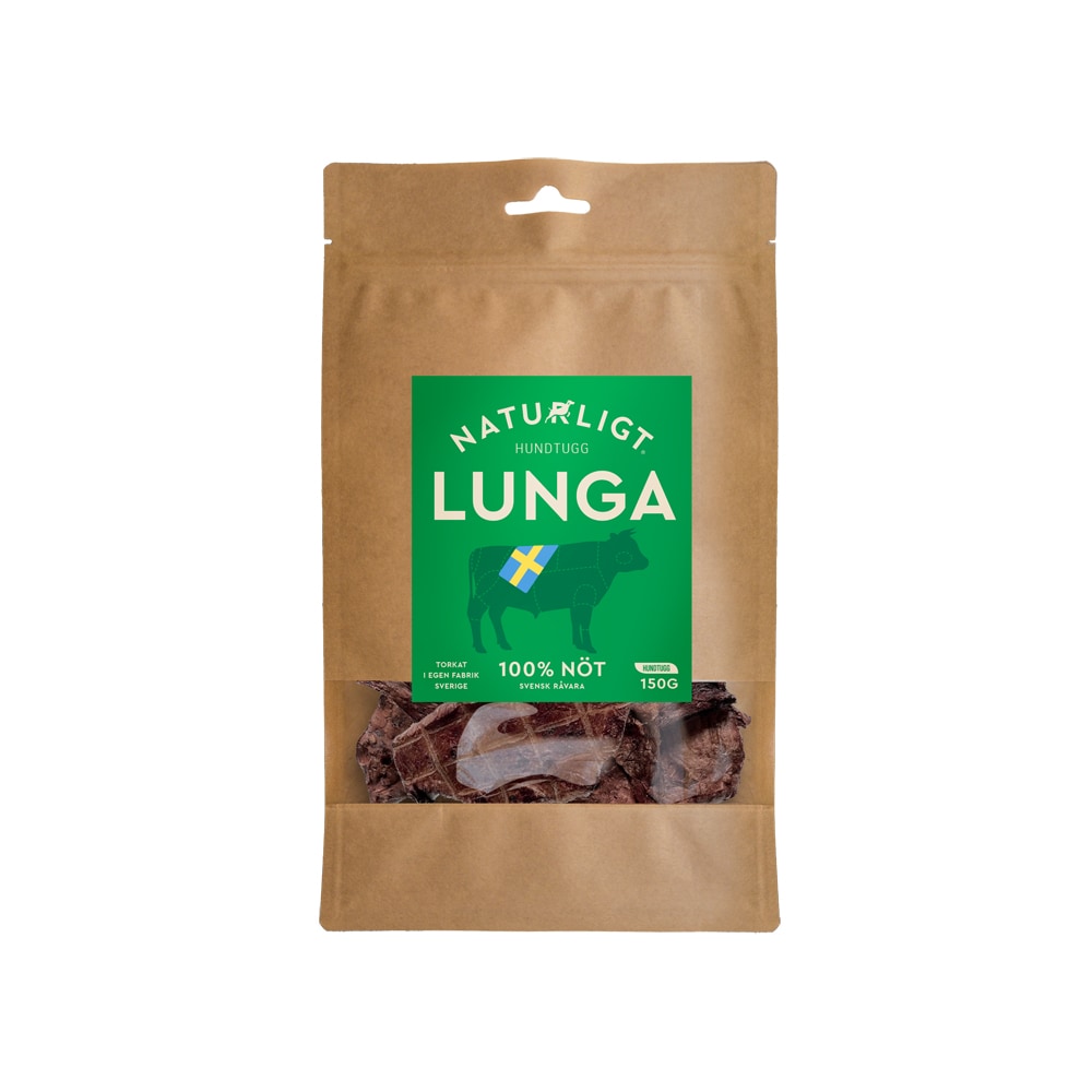 Koiranpuruluu  Nötlunga 150g Naturligt Hundtugg
