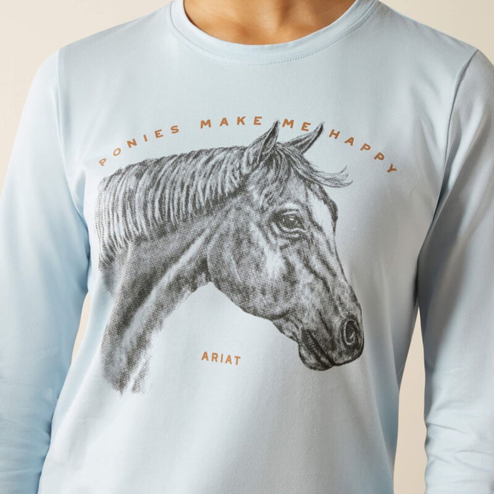 Pitkähihainen t-paita Juniori Happy Tee ARIAT®