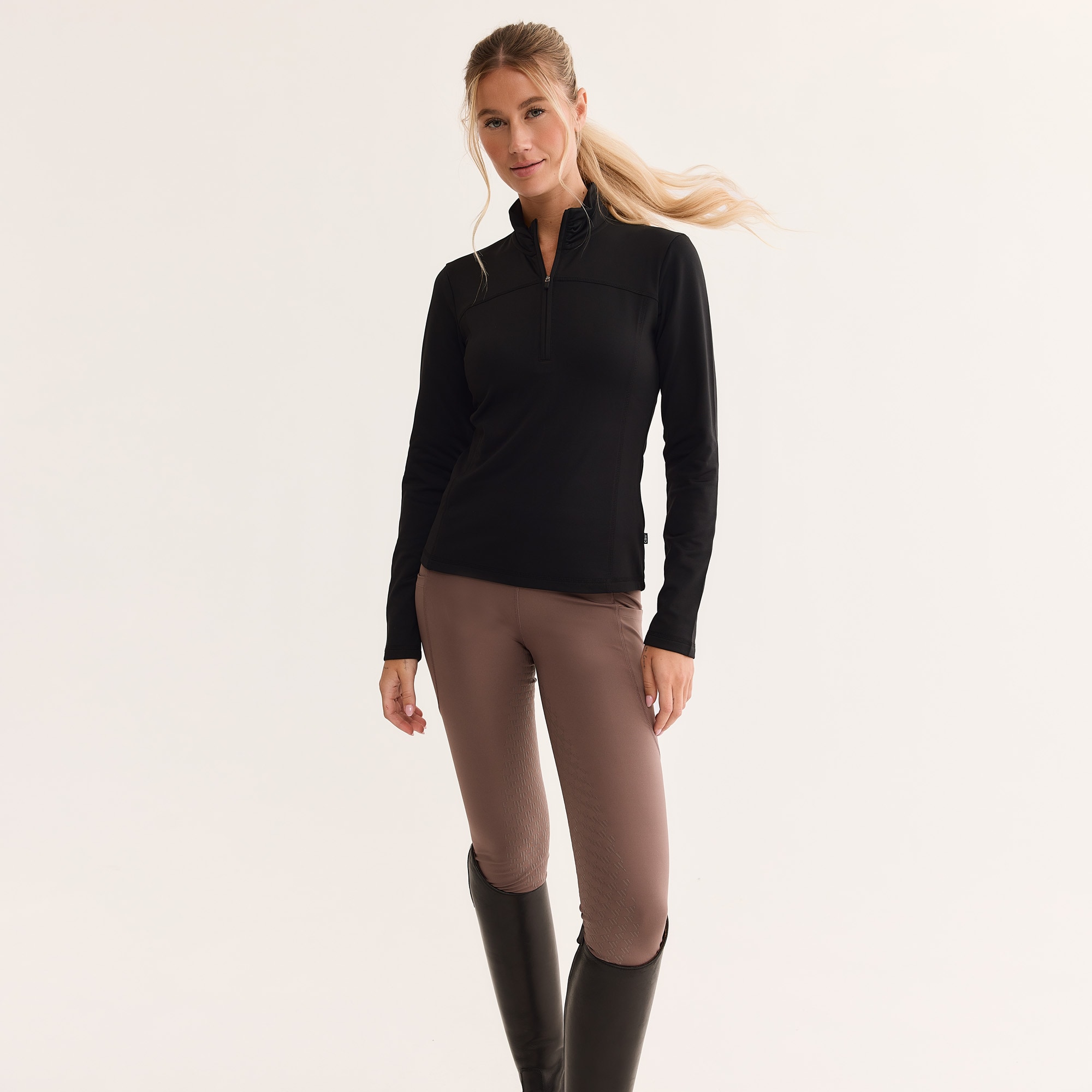 Tekninen toppi Ella half zip CRW®