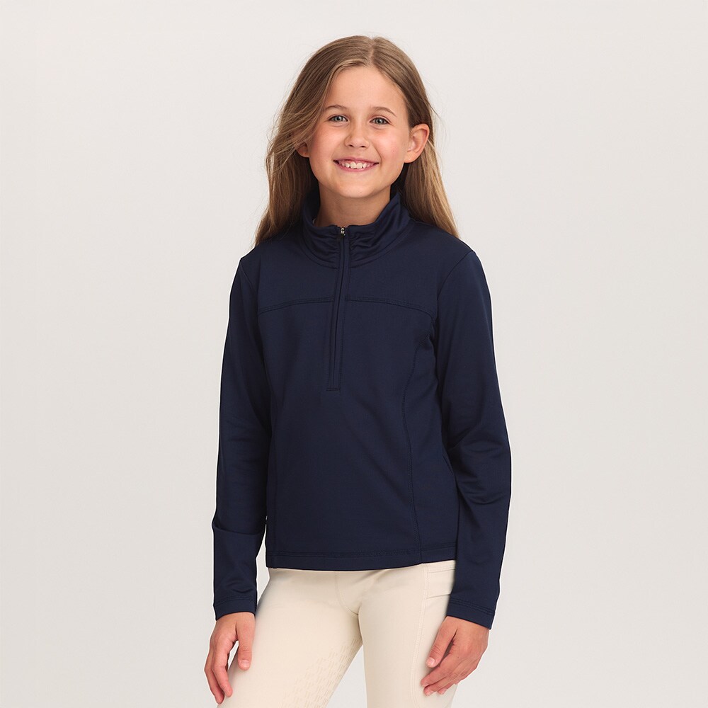 Tekninen toppi Juniori Ella half zip CRW®