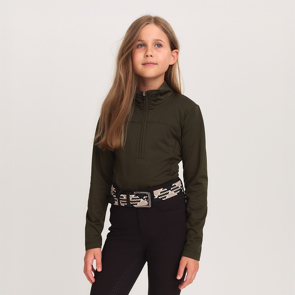 Tekninen toppi Juniori Ella half zip CRW®