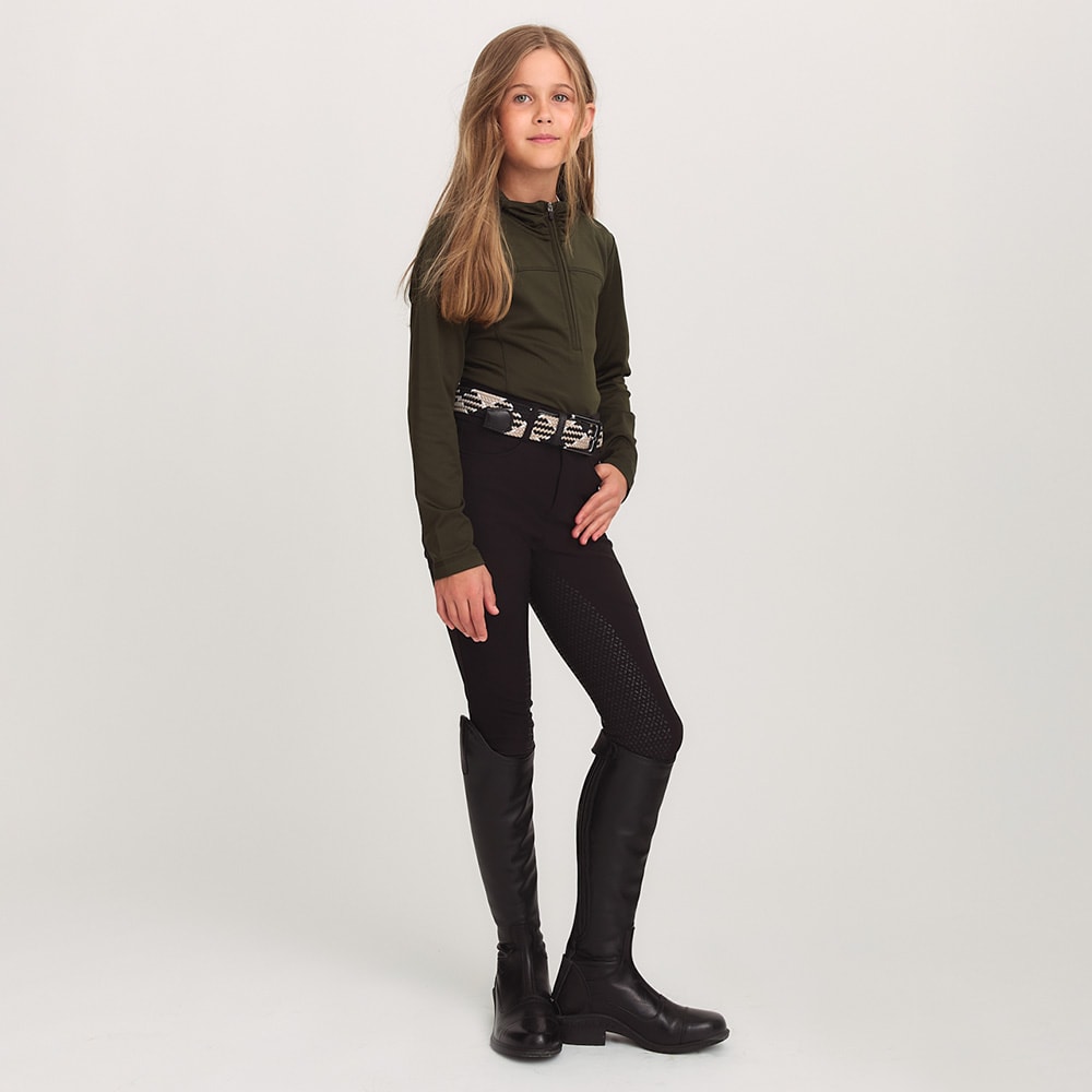 Tekninen toppi Juniori Ella half zip CRW®
