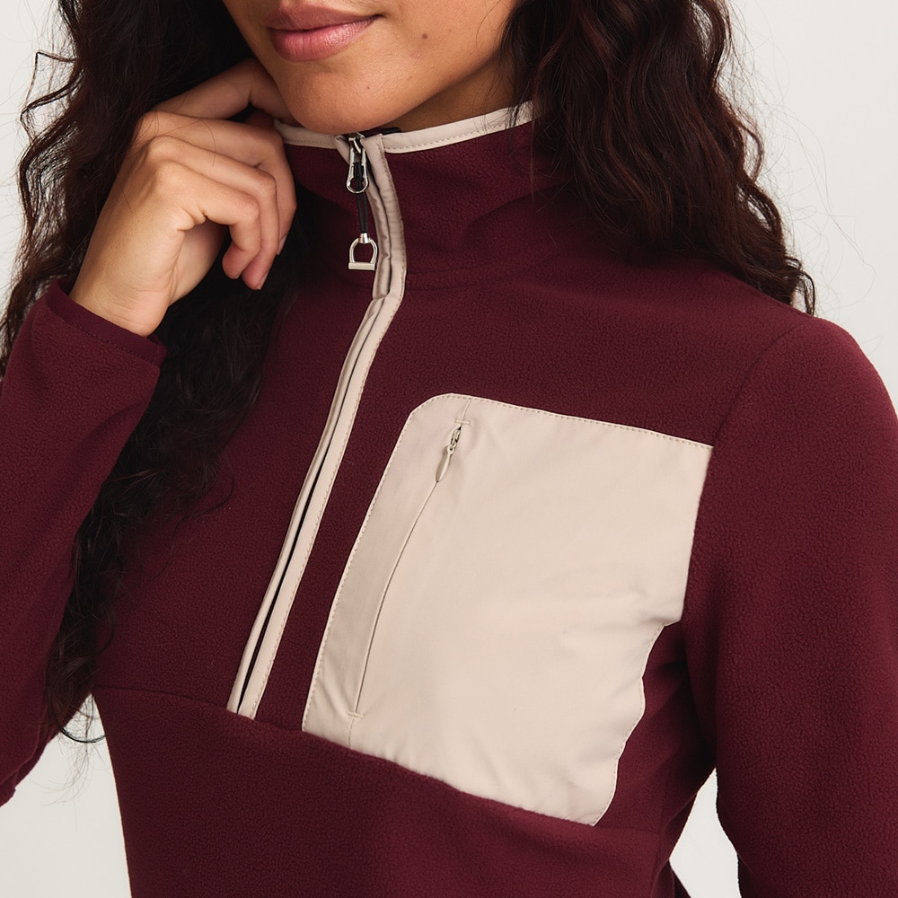 Fleecepusero  Basic 1/2 zip CRW®