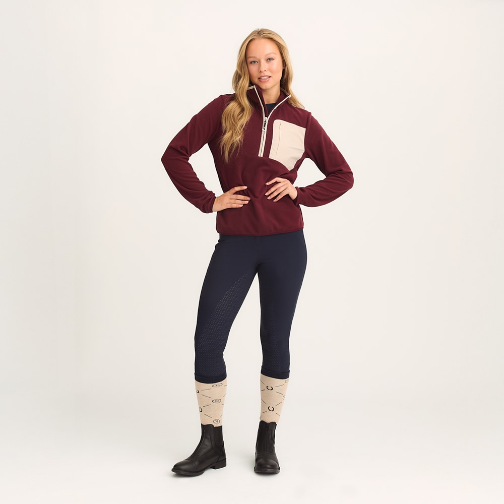 Fleecepusero  Basic 1/2 zip CRW®