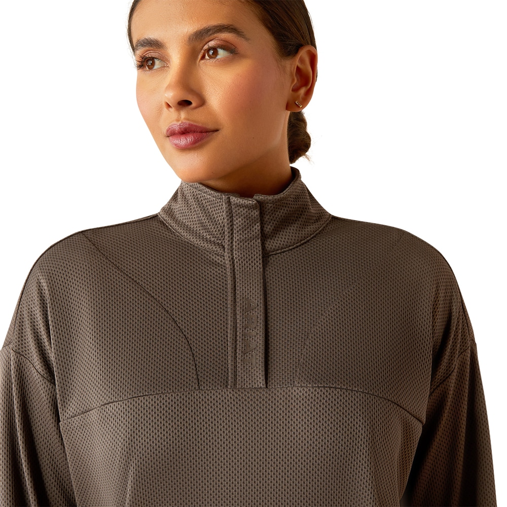 College Wms Breathe1/2 Zip ARIAT®