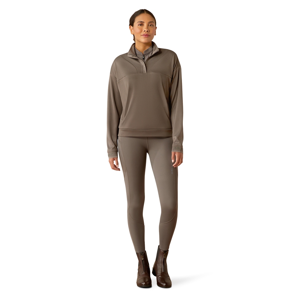 College Wms Breathe1/2 Zip ARIAT®