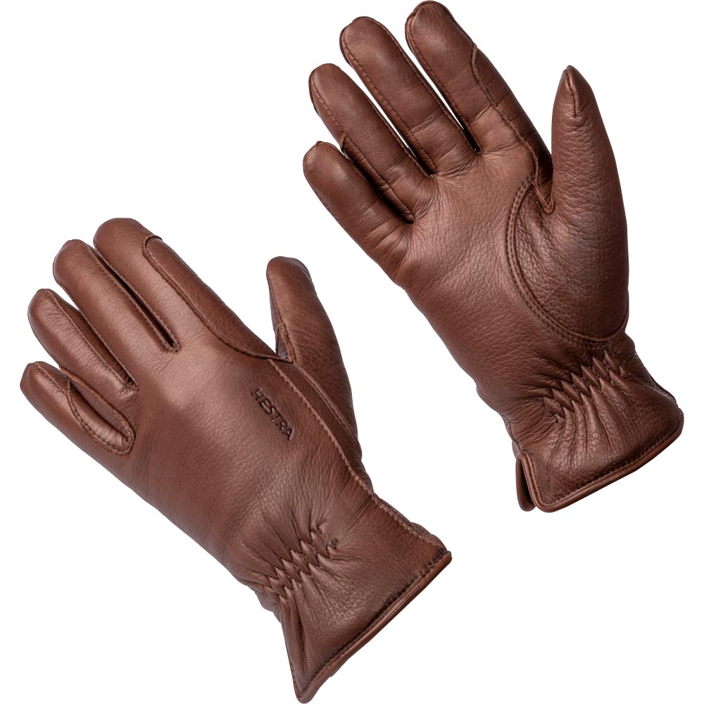 Käsineet  Deerskin Lined - 5 finger HESTRA