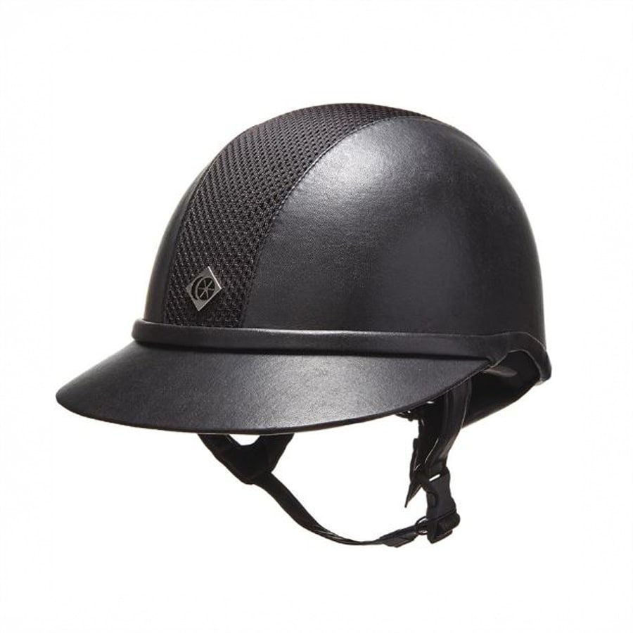 Ratsastuskypärä VG1 SP8 Plus Leatherlook Charles Owen