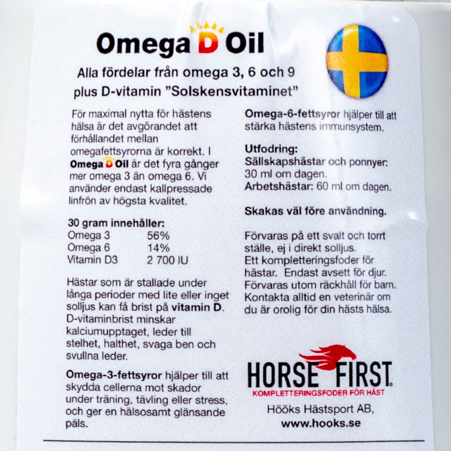   Omega D Oil HORSE FIRST®