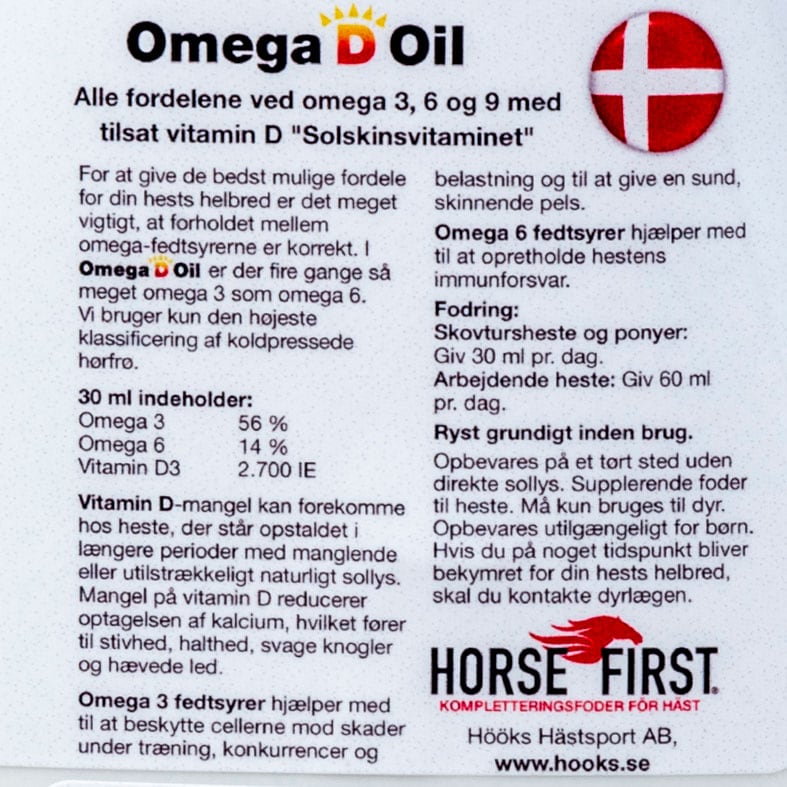   Omega D Oil HORSE FIRST®