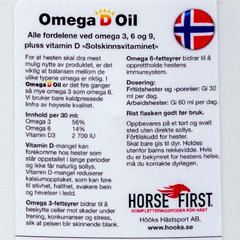   Omega D Oil HORSE FIRST®