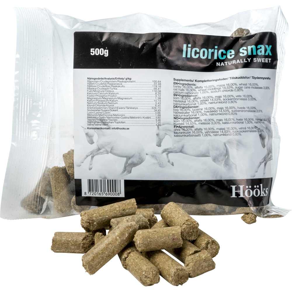 Hevosnamut 500 g Licorice Snax Hööks