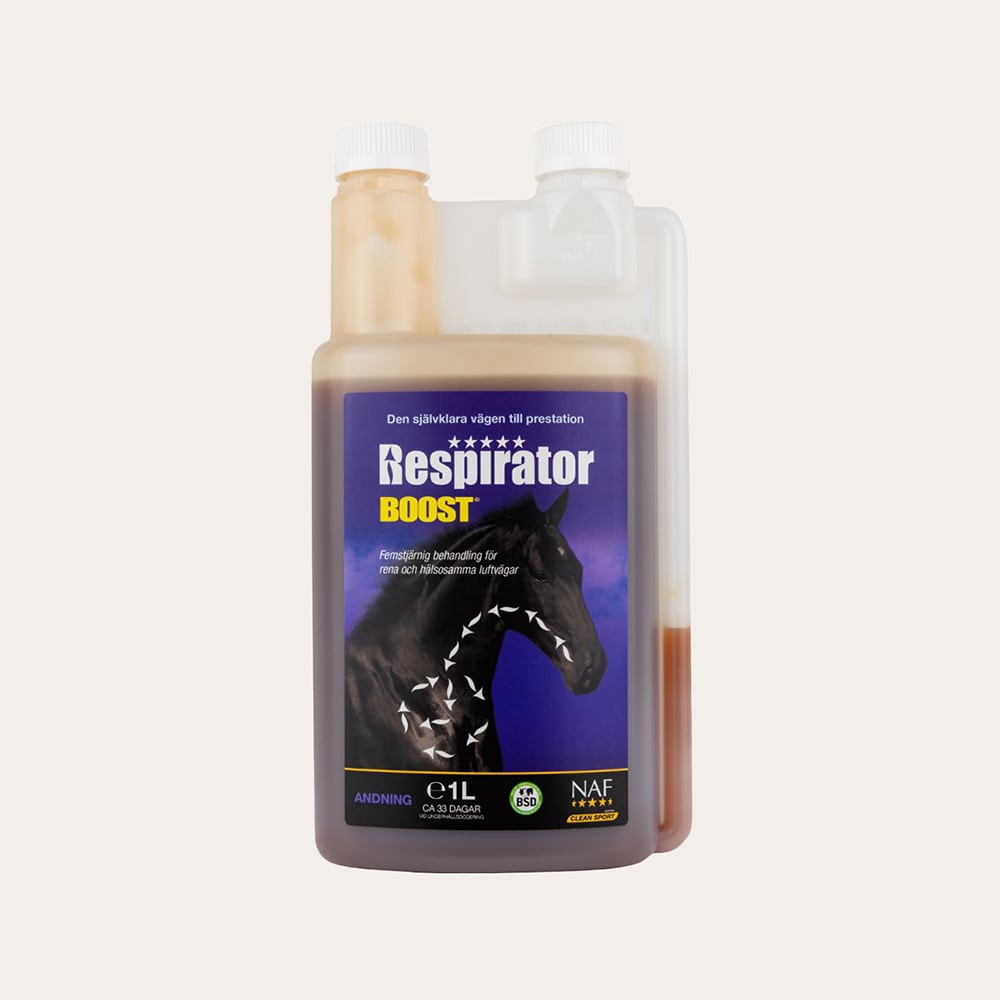 Lisäravinne Hevonen Respirator Boost Liquid 1L NAF