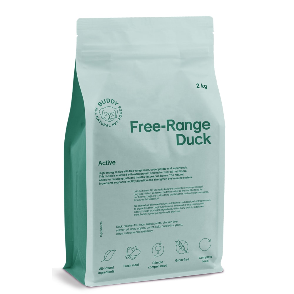 Koiranruoka 2 kg Free-Range Duck BUDDY