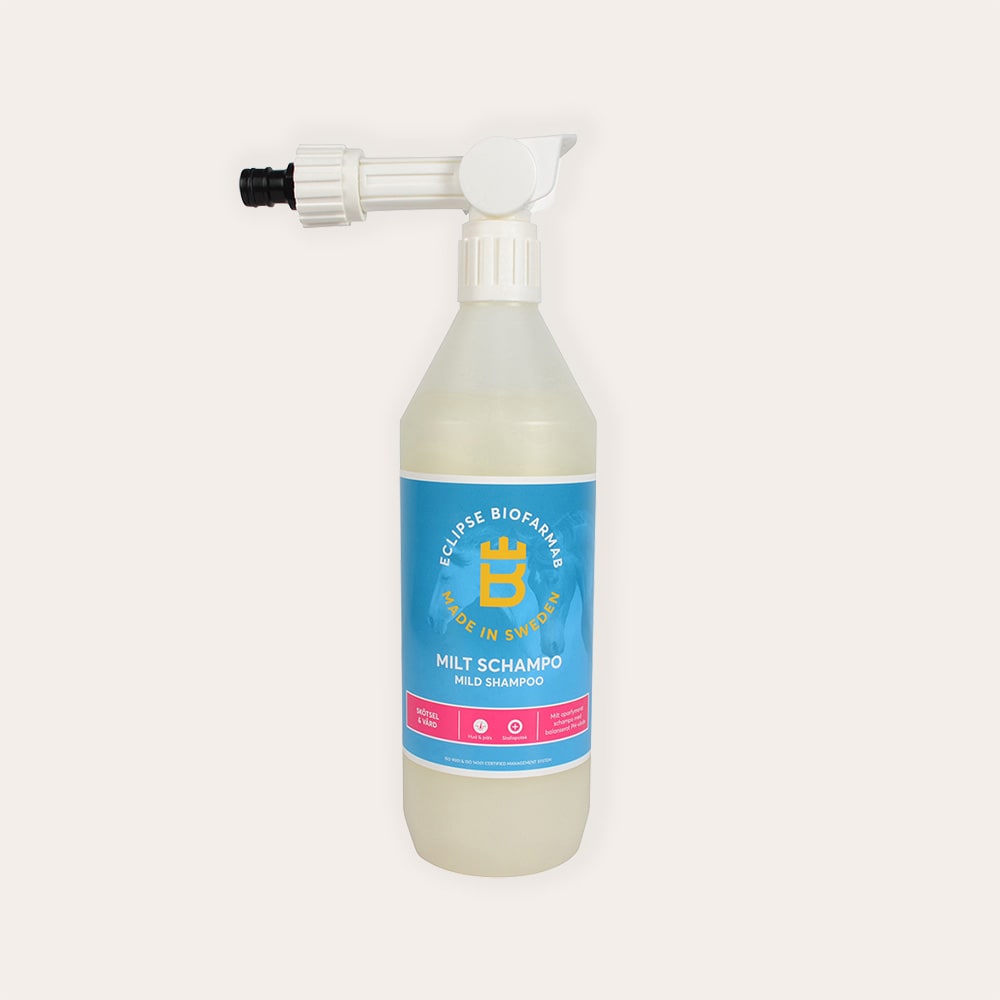 Hevosshampoo 1 L Sprutmunstycke Eclipse Biofarmab