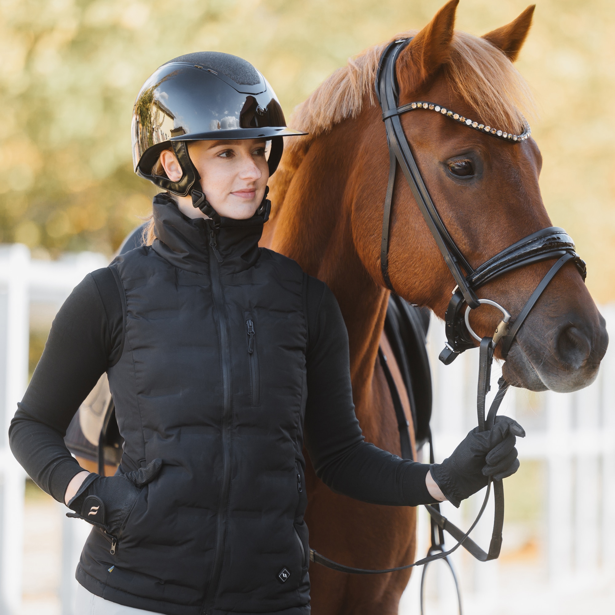 Ratsastuskypärä Caracas Glossy Back on Track®