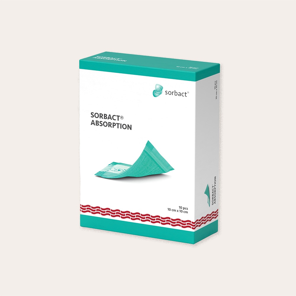 10 kpl. Absorption 10x10 cm Sorbact